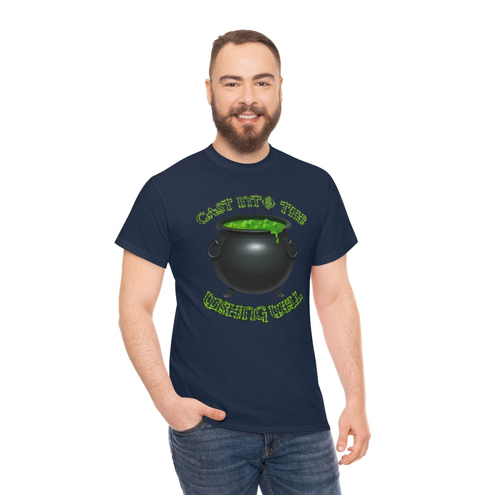 Cast Into the Wishing Well - Unisex Heavy Cotton Tee