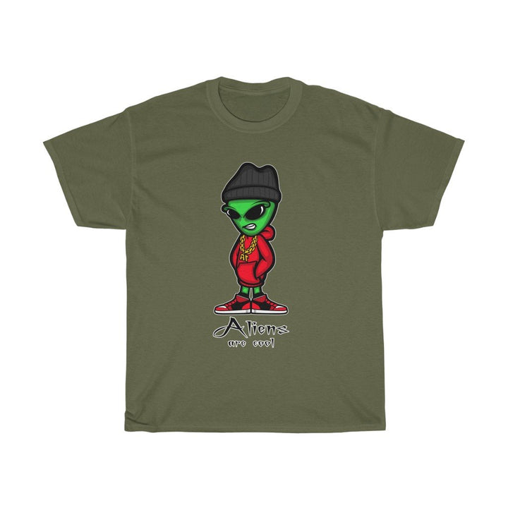 Aliens Are Cool - Unisex Heavy Cotton Tee