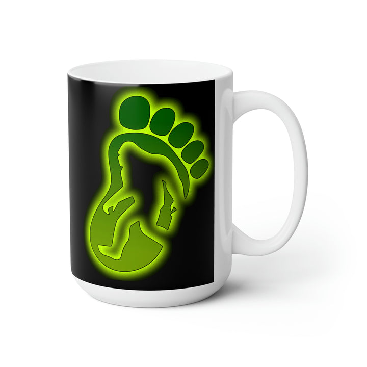 Glowing Big Foot - Ceramic Mug 15oz