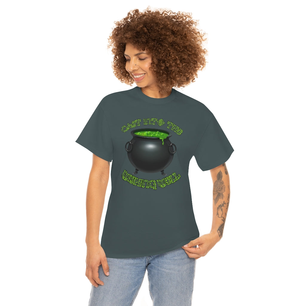Cast Into the Wishing Well - Unisex Heavy Cotton Tee