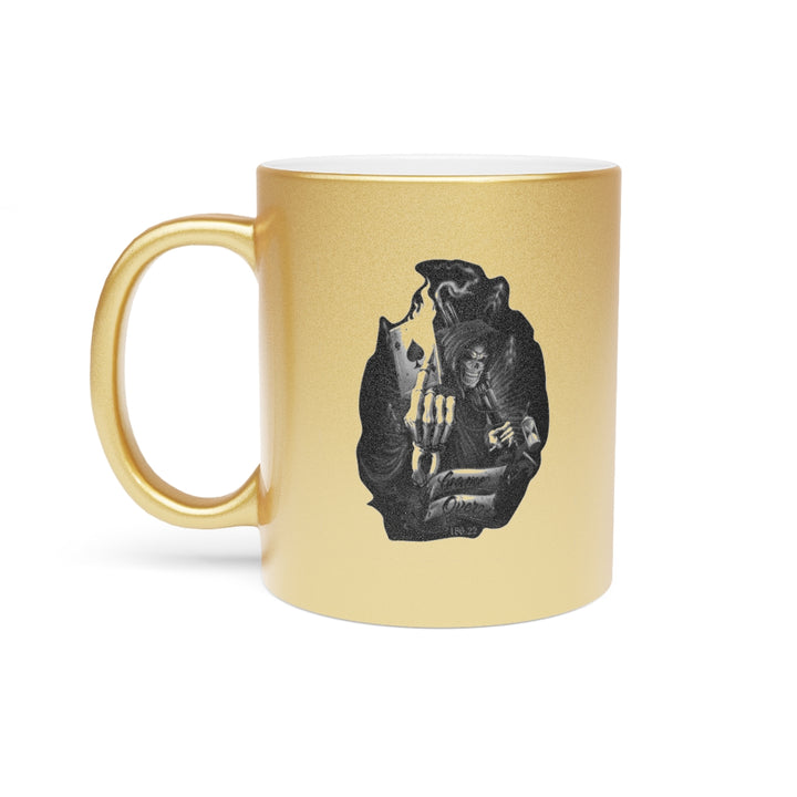 Reaper Metallic Mug (Silver\Gold) Two Images