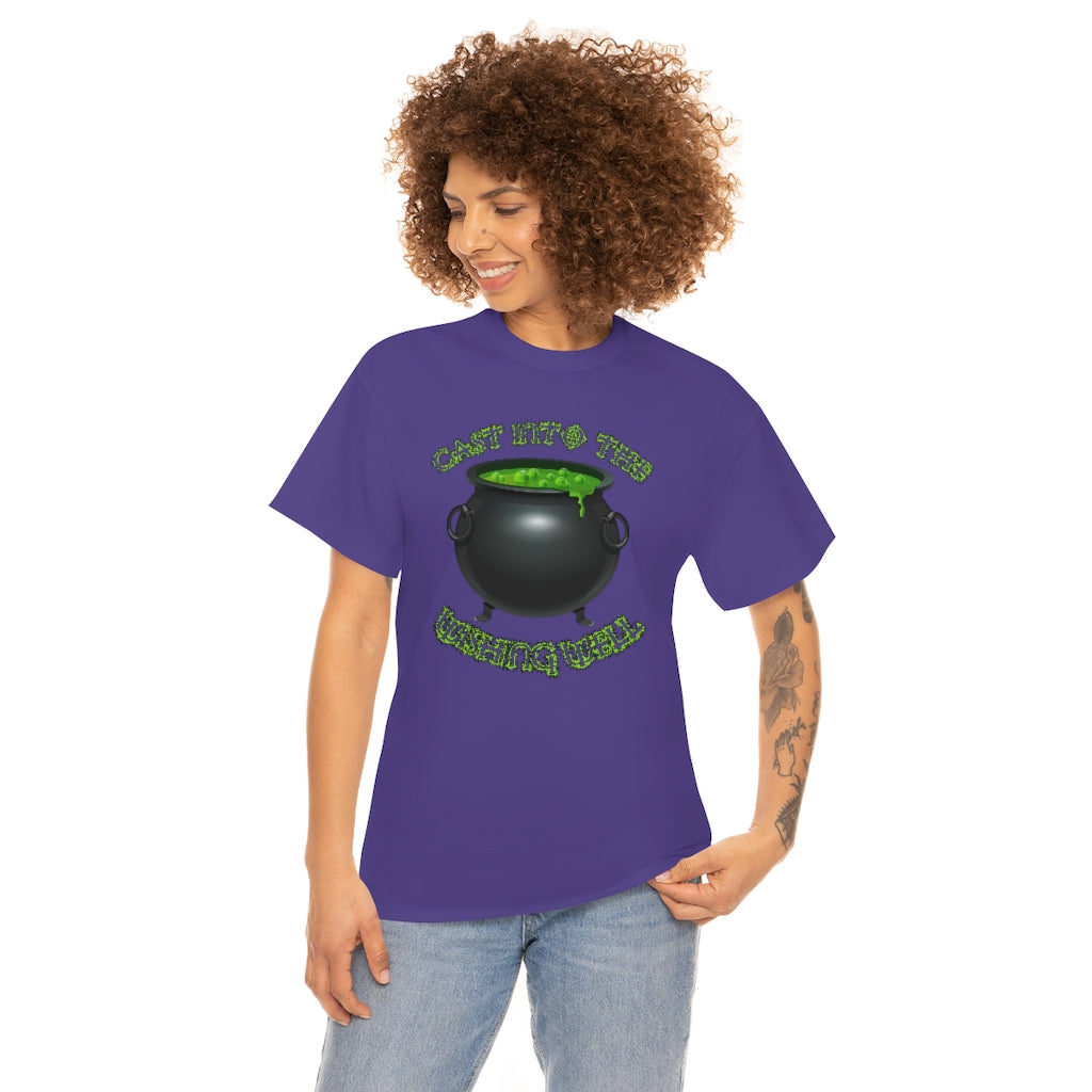 Cast Into the Wishing Well - Unisex Heavy Cotton Tee