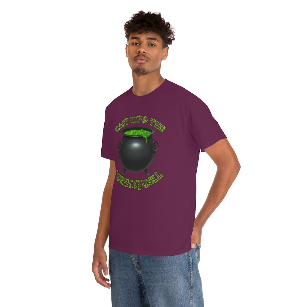 Cast Into the Wishing Well - Unisex Heavy Cotton Tee
