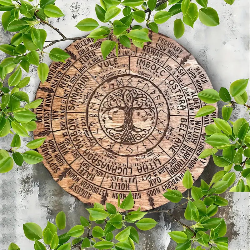 Wooden Pendulum Board with Tree Of Life