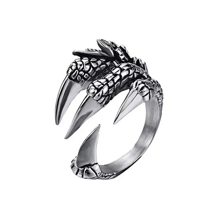 Adjustable Titanium Dragon Claw Ring