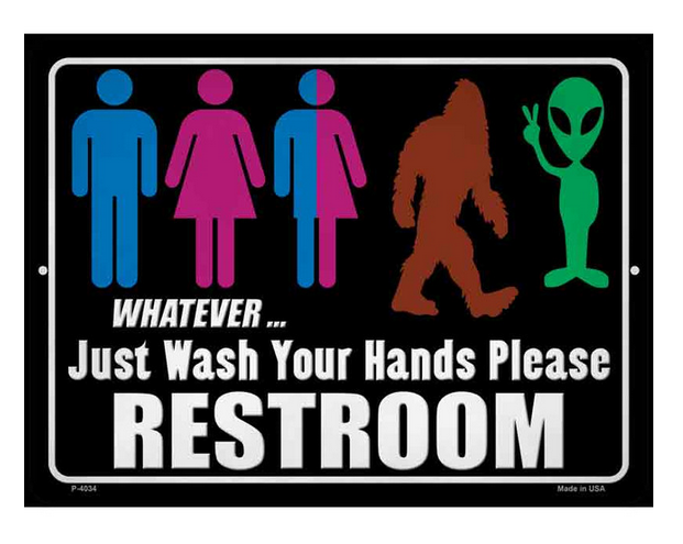 Whatever... Just Wash Your Hands Please - Metal Sign