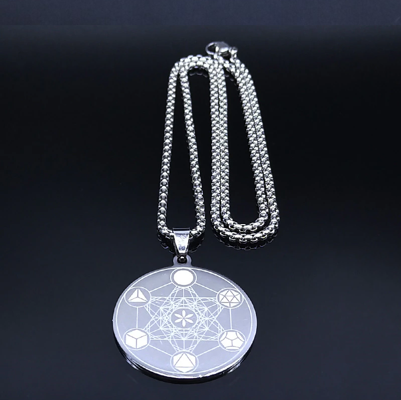 Archangel of Metatron Sacred Geometry Symbol Necklace - 2