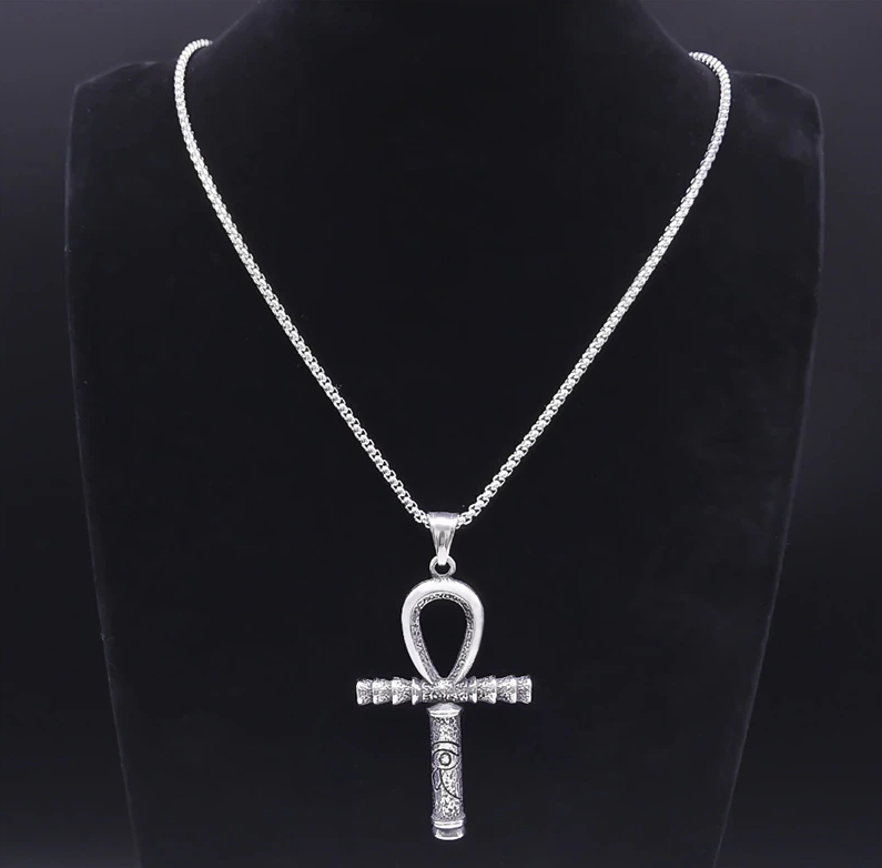Ancient Egyptian Ankh Cross Key of Life Necklace