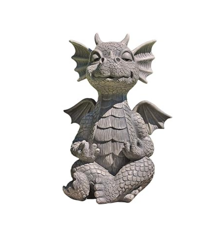 Zen Dragon Resin Figure