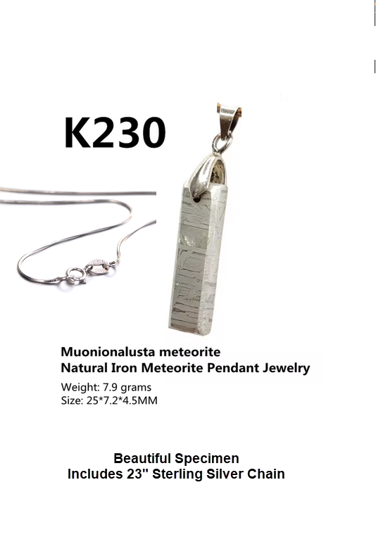 Muonionalusta Sky Iron Meteorite Necklace