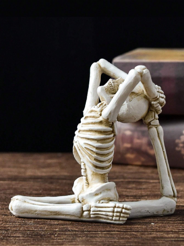 Leg Stretching Skeleton For Garden or Shelf