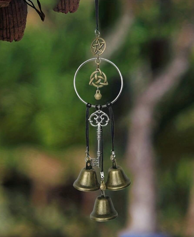 Key Witch Hanging Bell