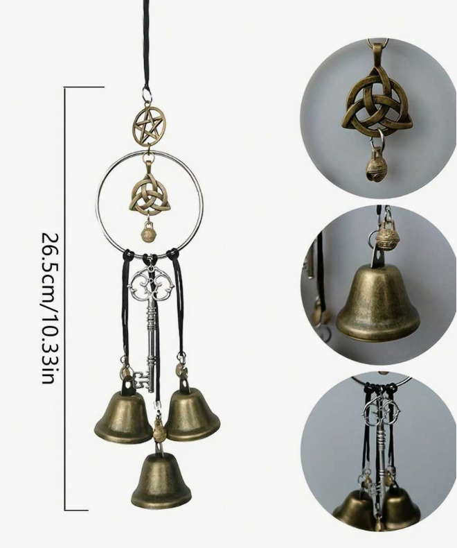 Key Witch Hanging Bell