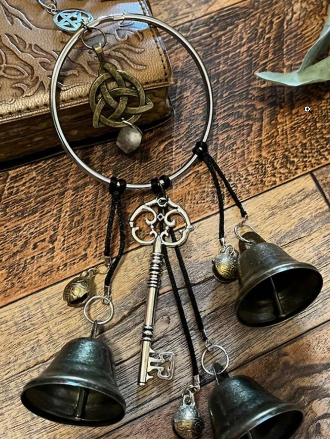 Key Witch Hanging Bell