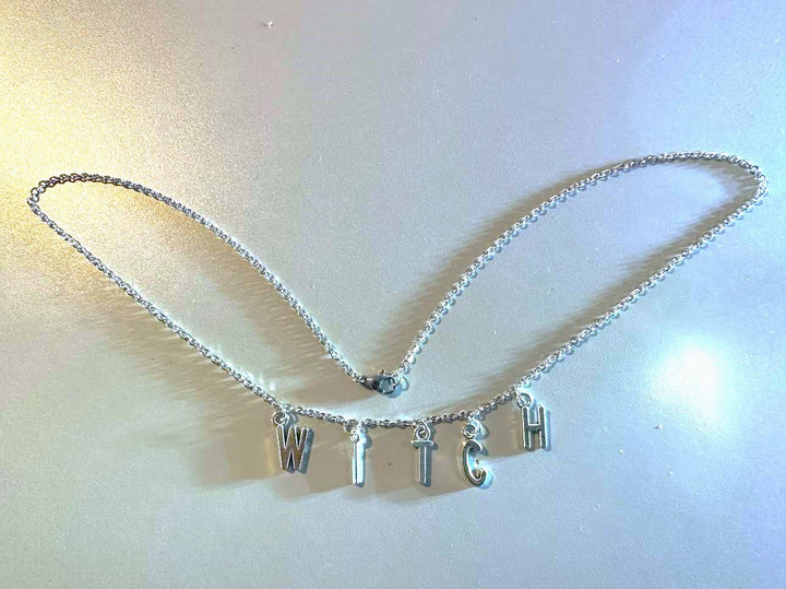 Witch Letter Necklace