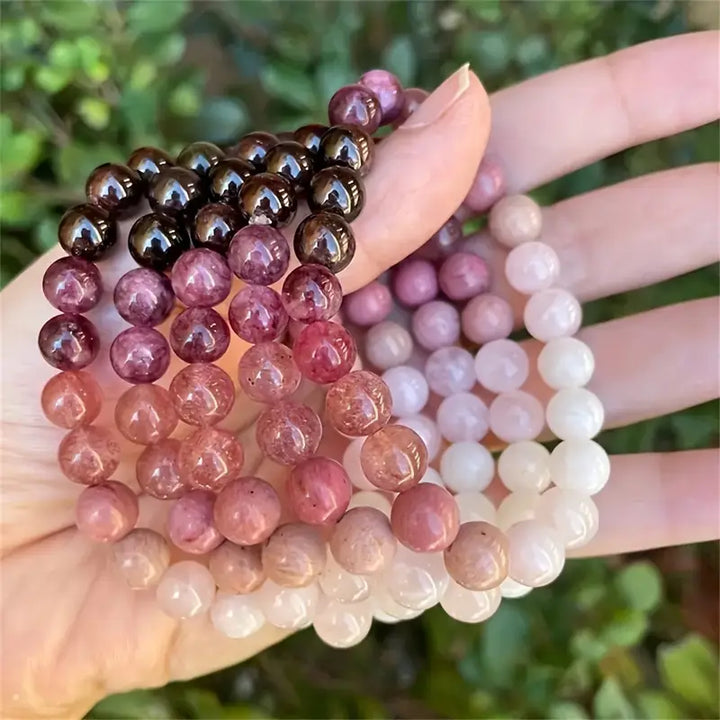 Candy Tourmaline Stone Mixed Bracelet