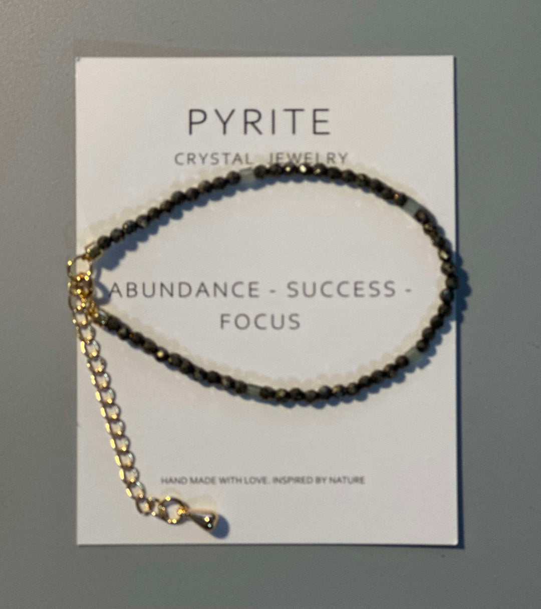 Pyrite Green Adventurine Abundance - Success - Focus Bracelet