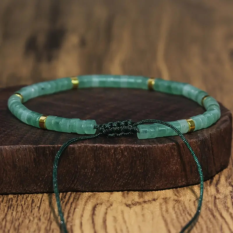 Greener Quartz Natural Stone Bracelet