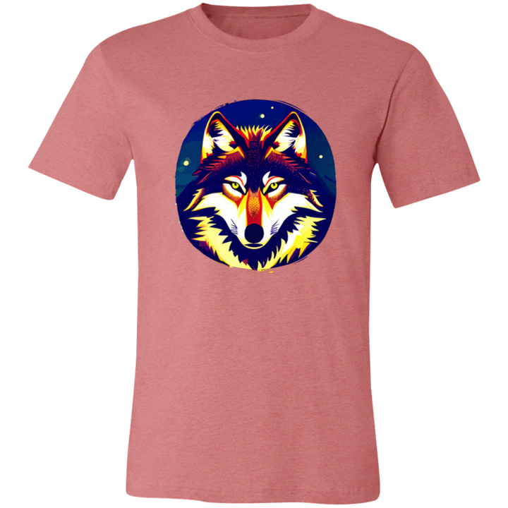 Abstract Night Wolf -  Unisex T-Shirt