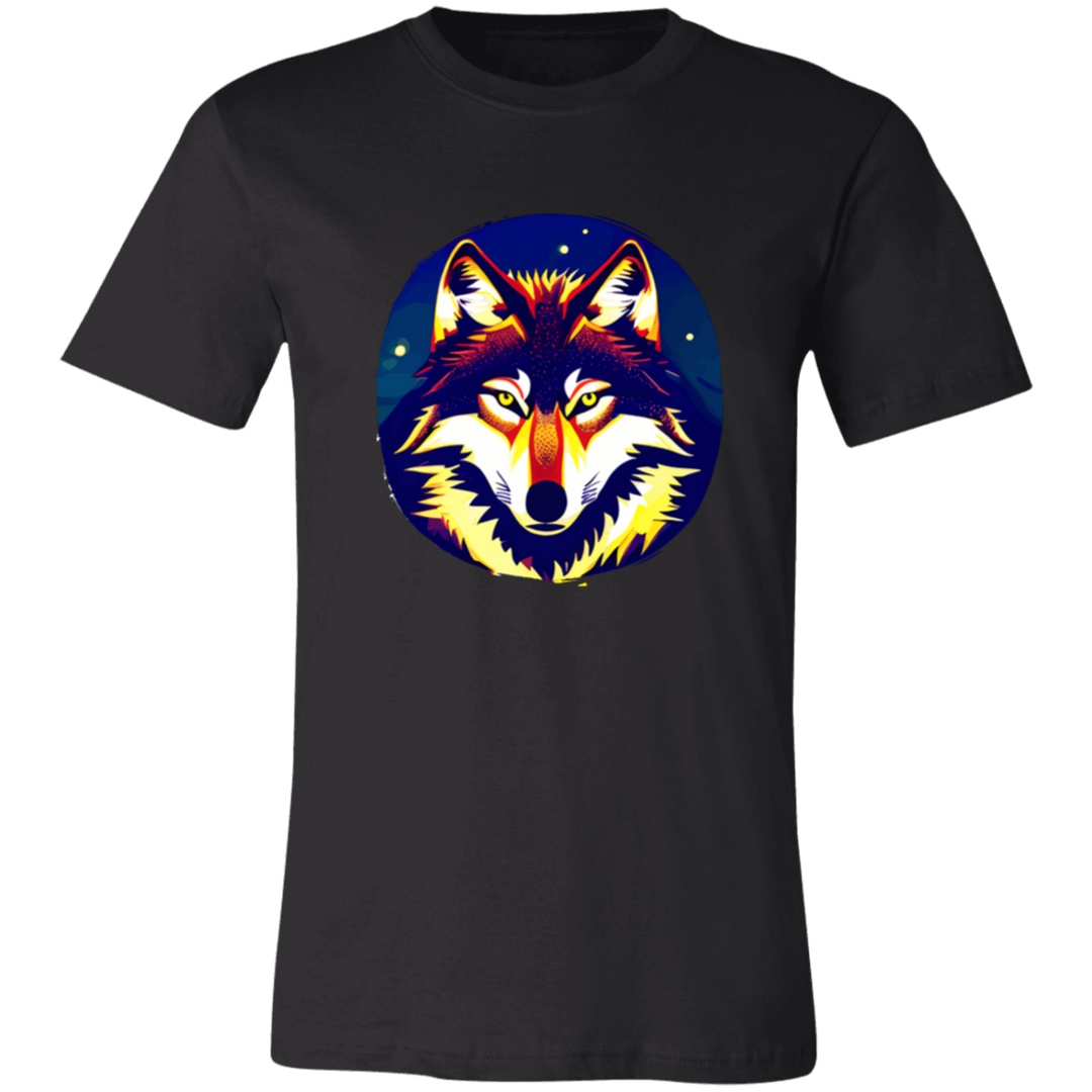 Abstract Night Wolf -  Unisex T-Shirt