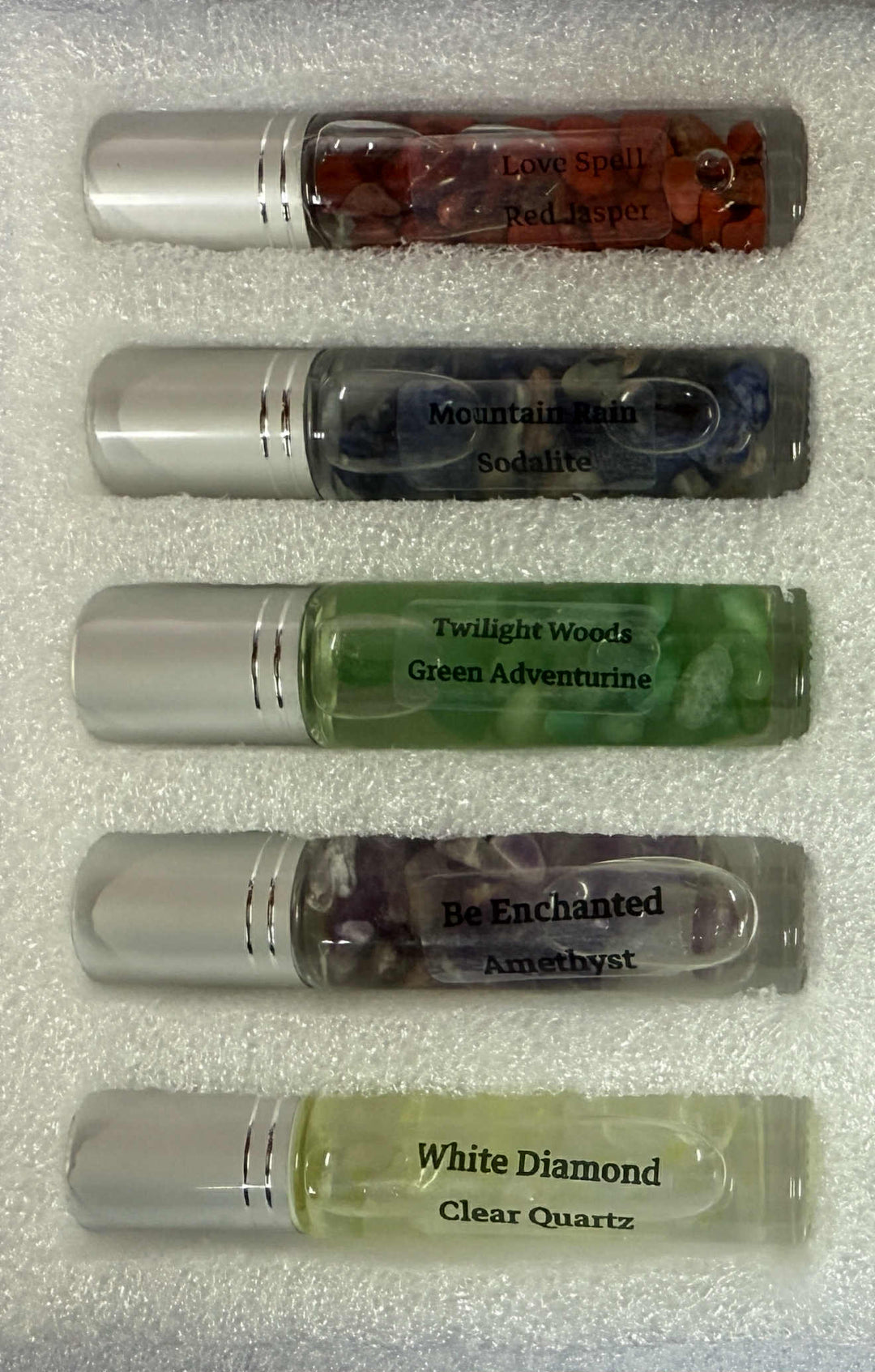 Natural Stone And Quartz Perfume Roller 10ml (10 Different Style)
