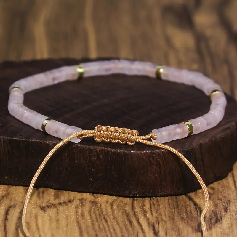 Rose Quartz Natural Stone Bracelet