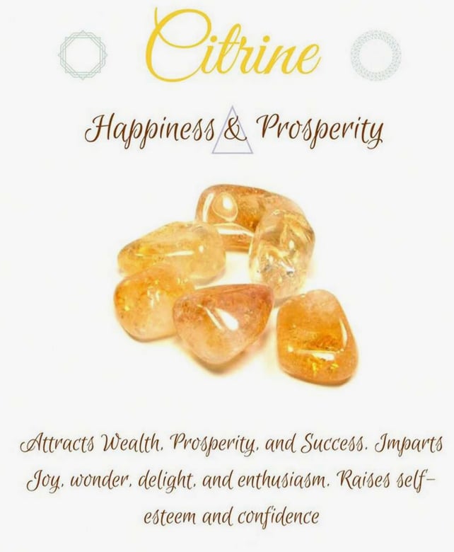 Raw Citrine Prosperity Necklace