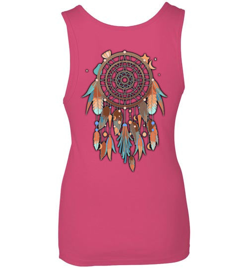 Dual Sided Dream-Catcher Ladies Tank (Sm-2XL)