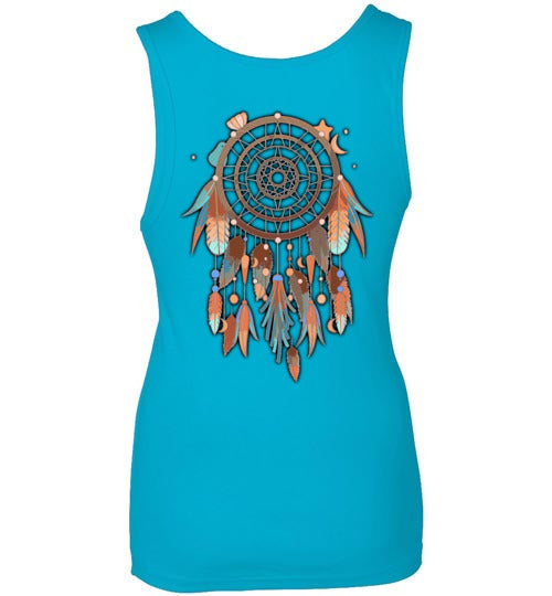 Dual Sided Dream-Catcher Ladies Tank (Sm-2XL)