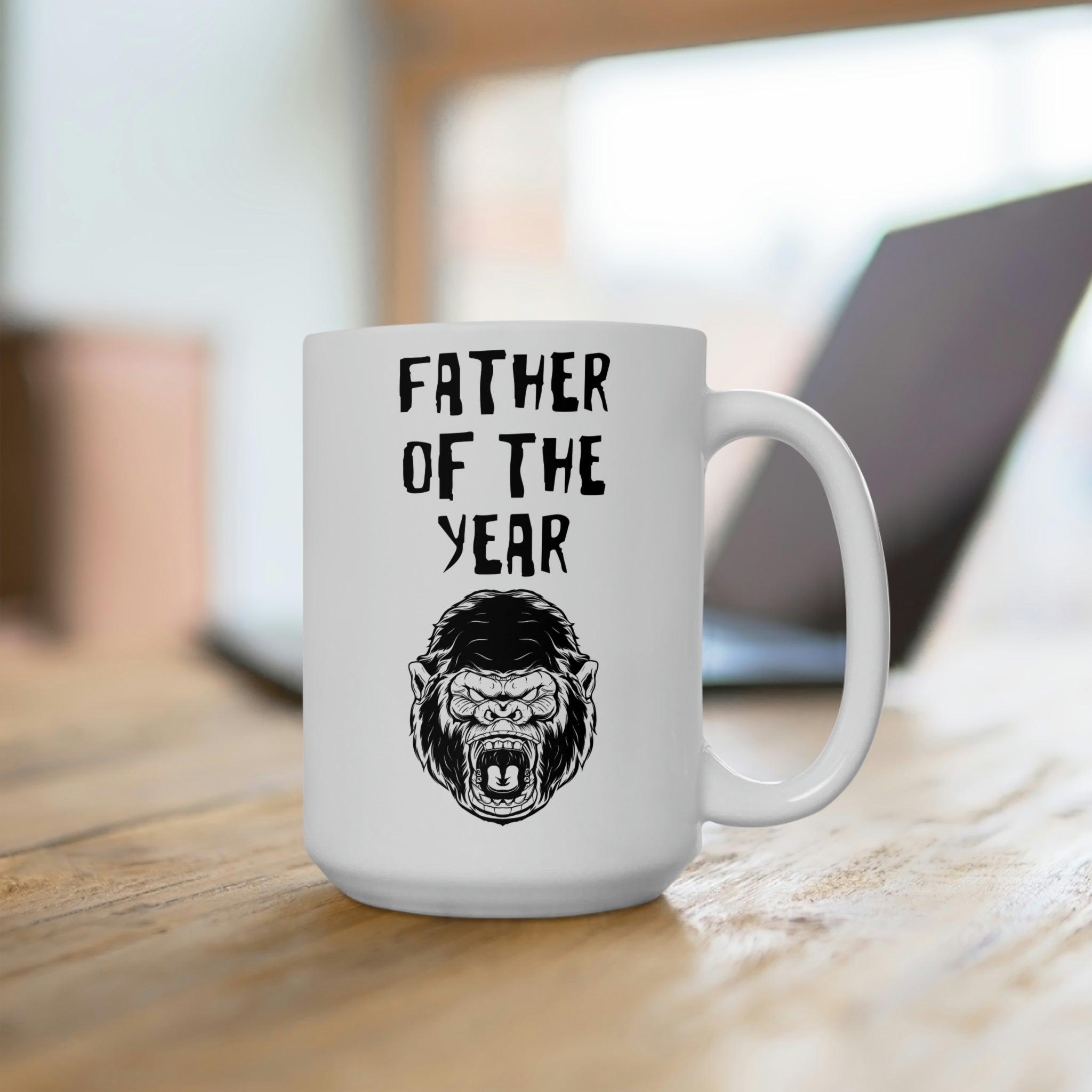 Father of the Year - Bigfoot Coffee Mug 15oz