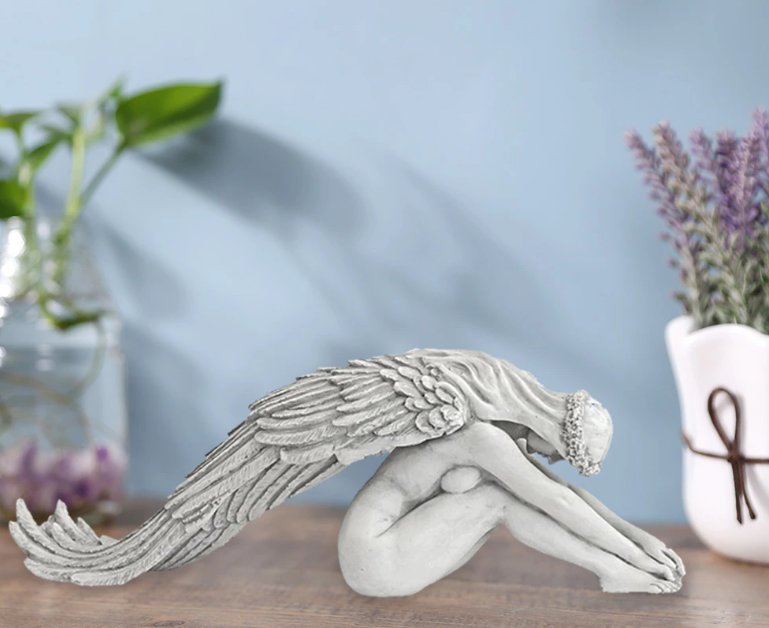 Shelf / Table / Garden Winged Angel - 2