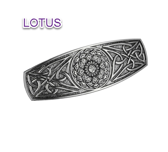 Viking Knots Lotus Hair Clip