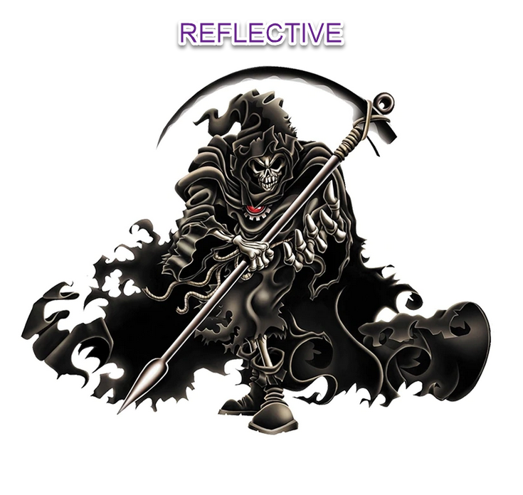 Grim Reaper Reflective Decal