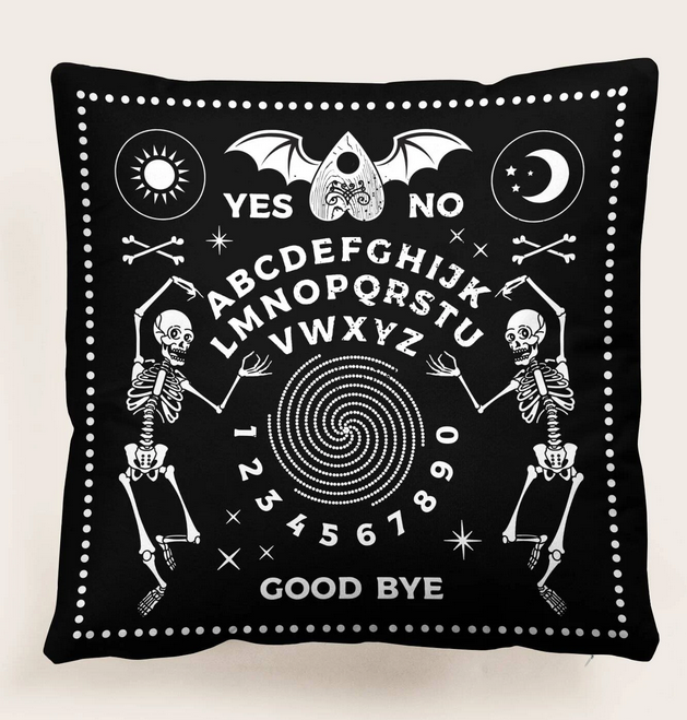 Comfy Ouija Board Pillow Case (without pillow) 18 x 18