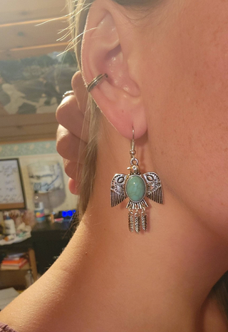 Emery Rose - Native American Thunderbird Earrings