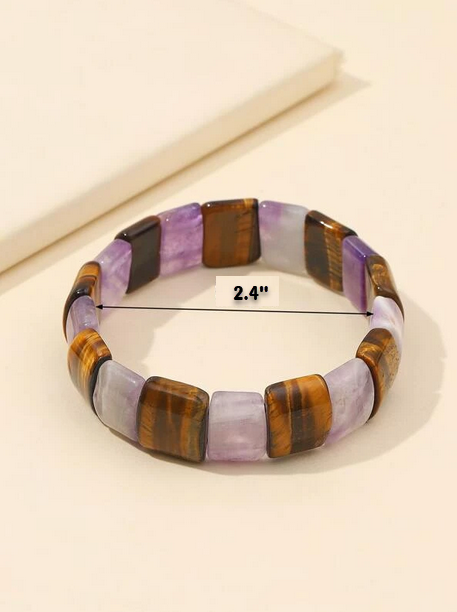 Natural Semi-Precious Stone Bracelet