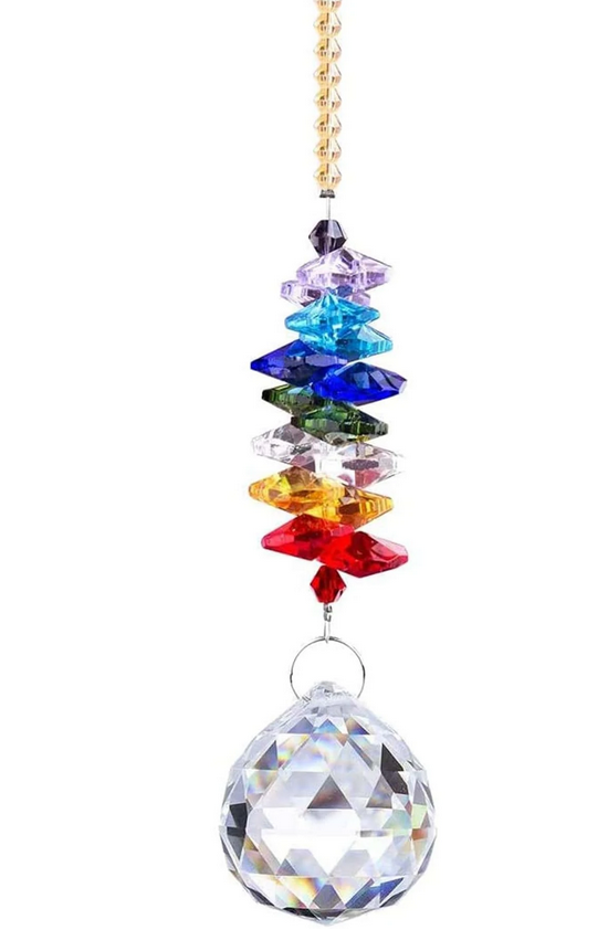 Wall / Window Hanging Multi-Colored Prism