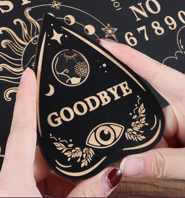 Pendulum Dowsing Divination Board Set (wood)