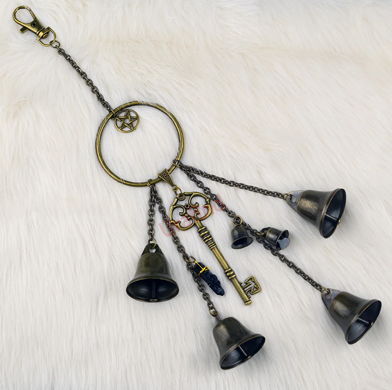 Hanging Witches Symbol Bells
