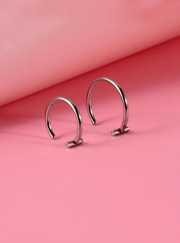 Non-Pierced Lip Ring (3pcs)