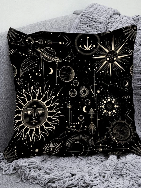Wicca Symbols Pillow Case (without pillow) 18 x 18