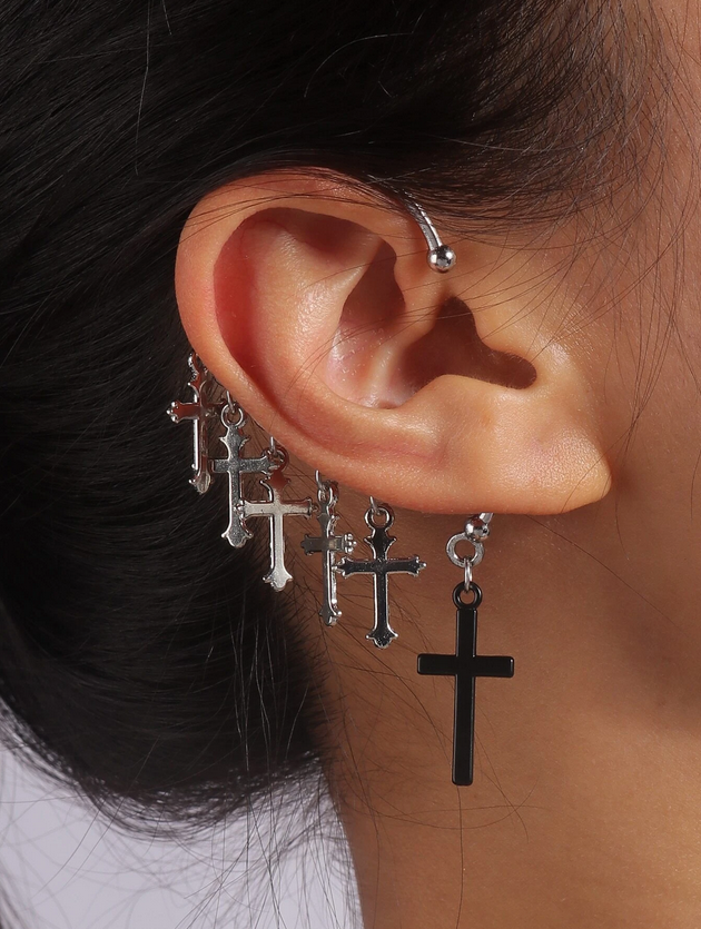 Hanging Crosses Ear Wrap (1 ea.)