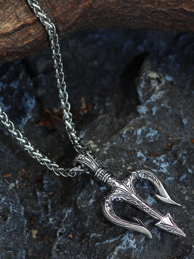 Poseidon / Neptune Trident Necklace