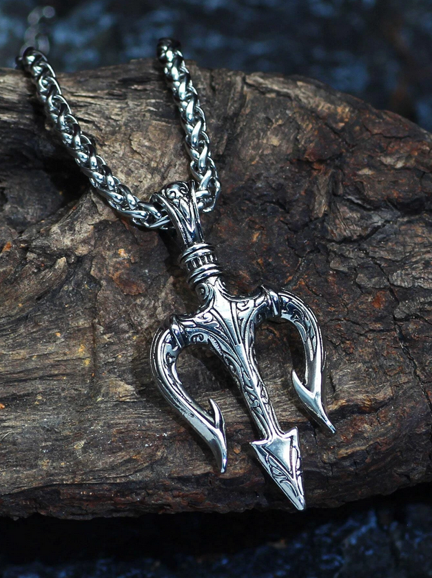 Poseidon / Neptune Trident Necklace