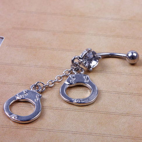 Handcuff Naval Belly Ring
