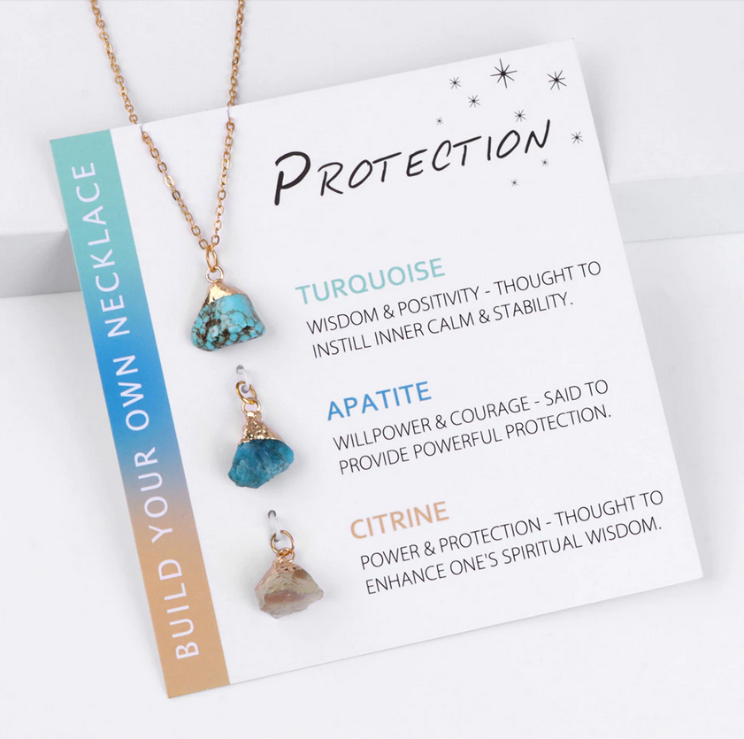 Empath or Protection Natural Stone / Crystal Necklace