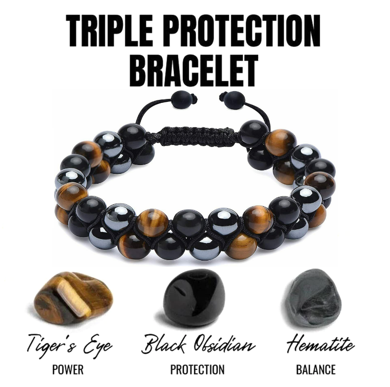 Triple Protection Double Layer Bracelet