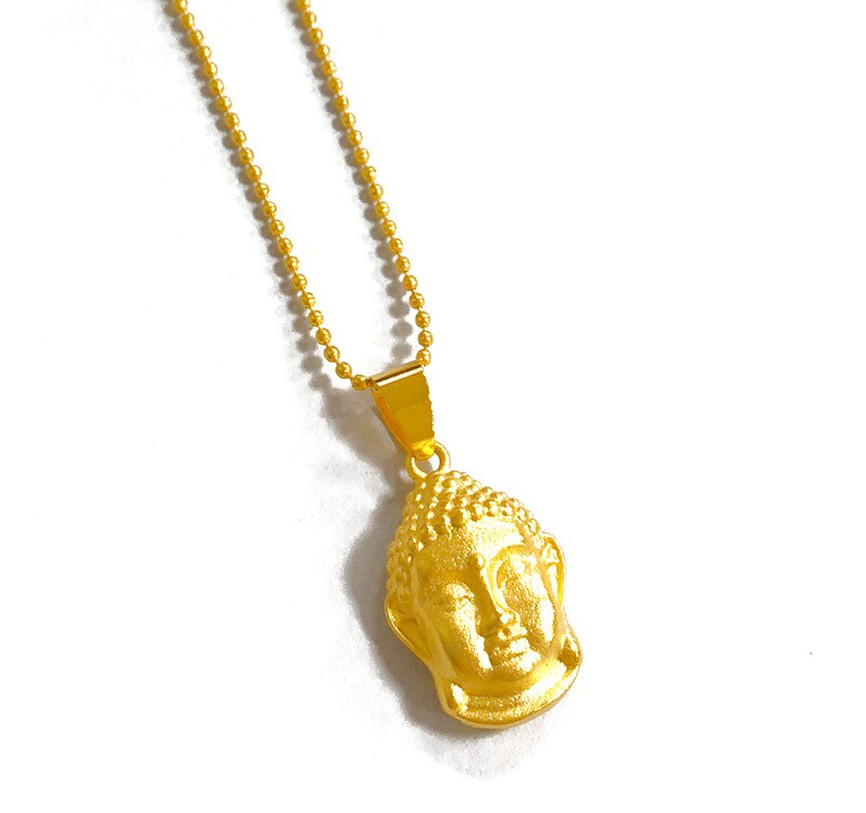 Buddha Necklace 24K Gold Plated