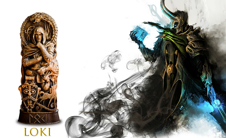 Loki Nordic God Resin Figure