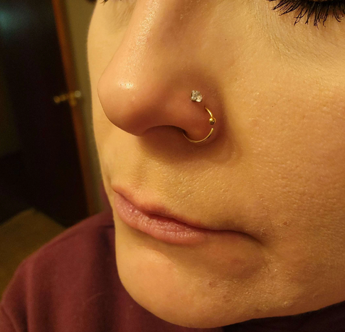 3 Pcs Tiny Nose Bead Rings